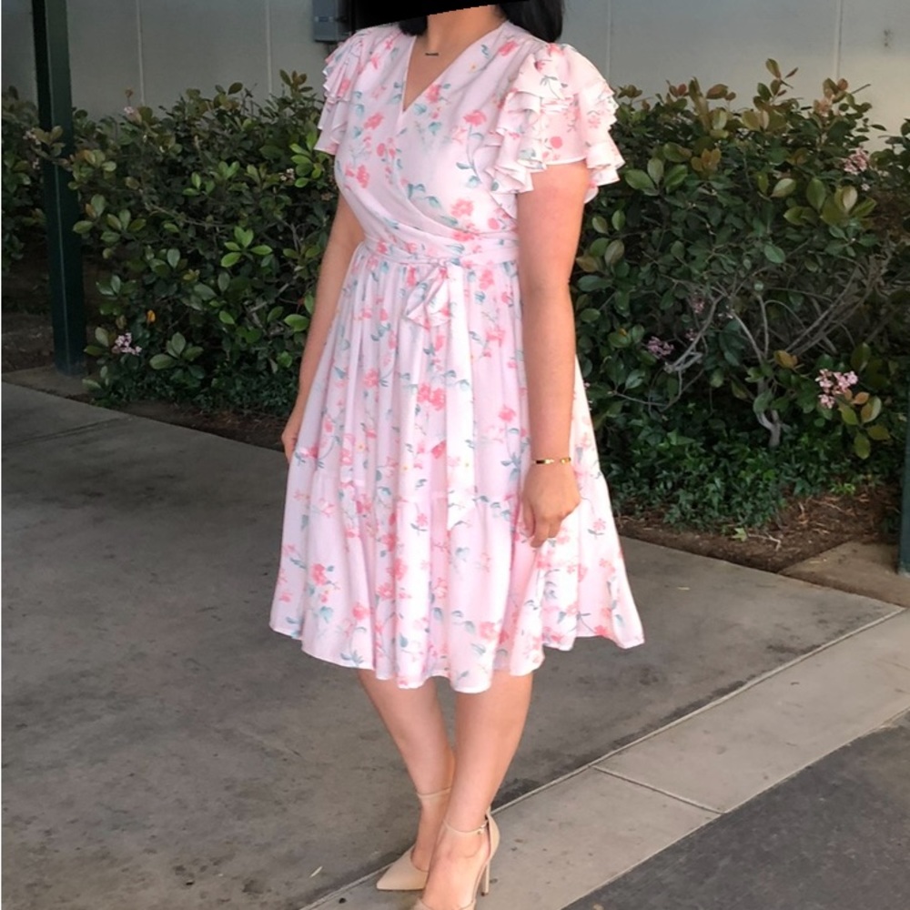 Rachel Parcell Tiered Ruffle sleeve dress - Picture 11 of 11